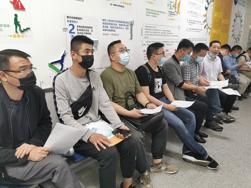 澳达公司体检，将员工关怀落到实处