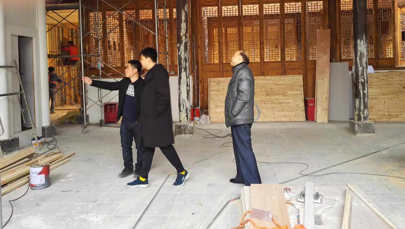 公司领导一行莅临烔炀项目现场考察指导工作
