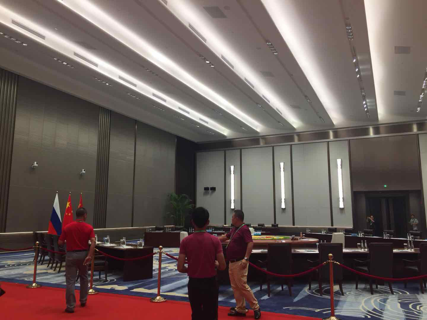 观摩上合组织青岛峰会精品工程